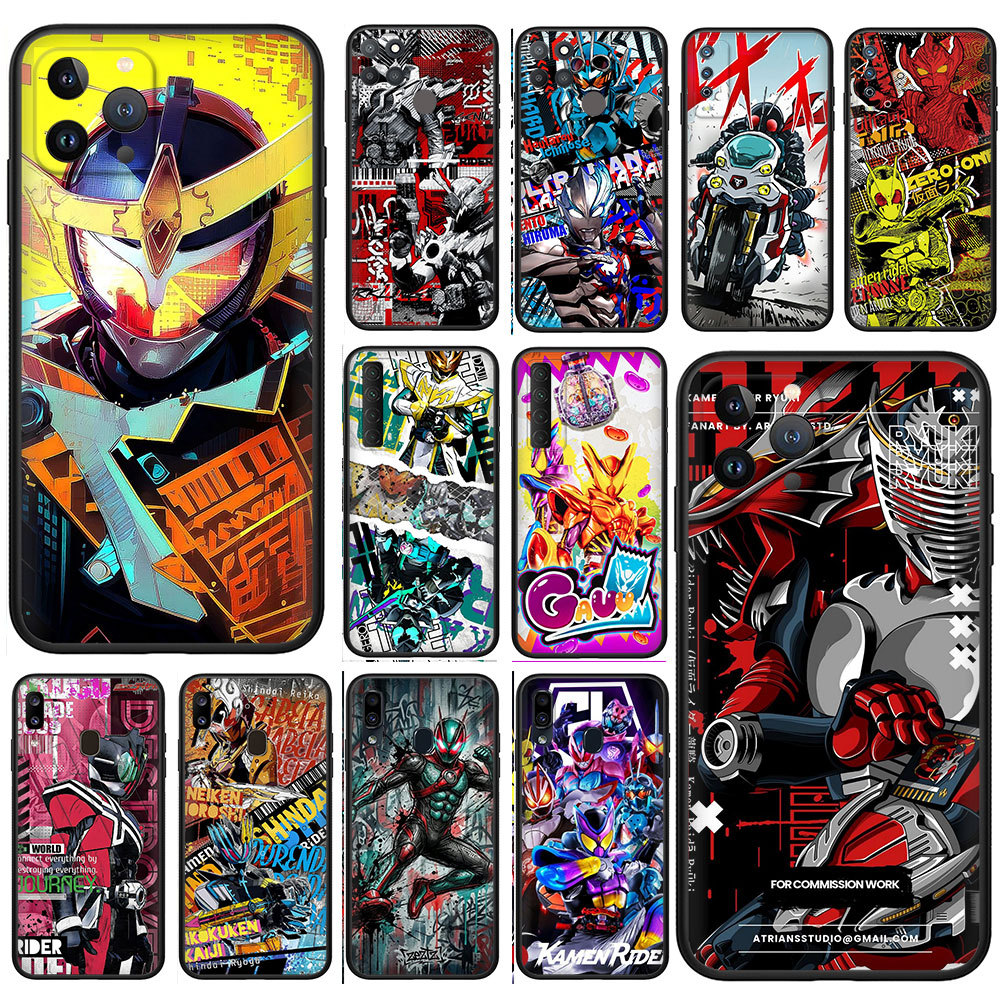 เคสTPUสําหรับXiaomi Poco X3 X3Pro X3NFC F4 X4 GT X4 Pro 9T52 Kamen Rider Soft Shellเคสโทรศัพท์