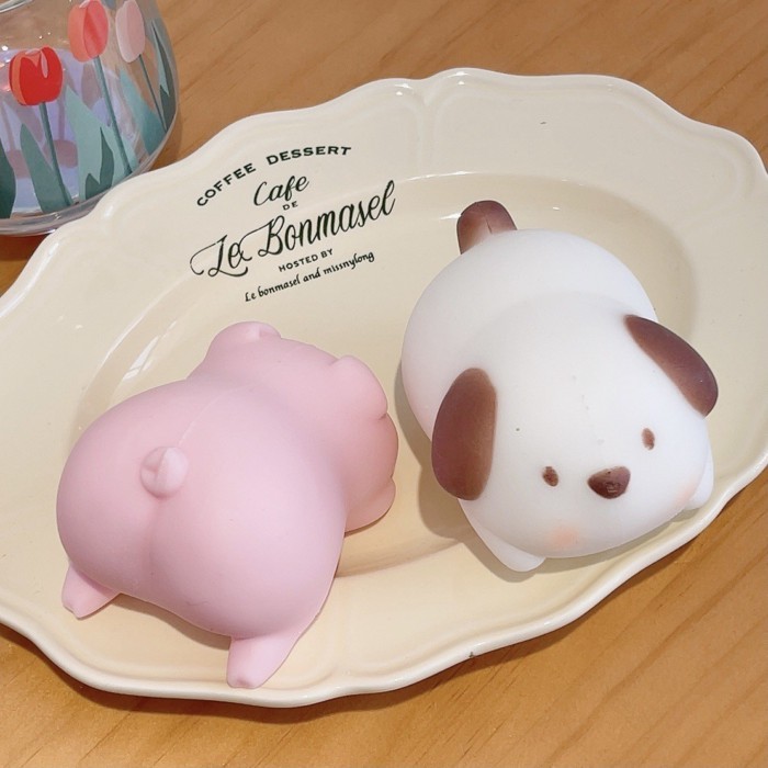 การบีบอัดข้อมูลอย่างสร้างสรรค์ด้วย Puppa Dog และ Pinch Fun Puppa Pig with Pinch Pleasure คลายเครียด