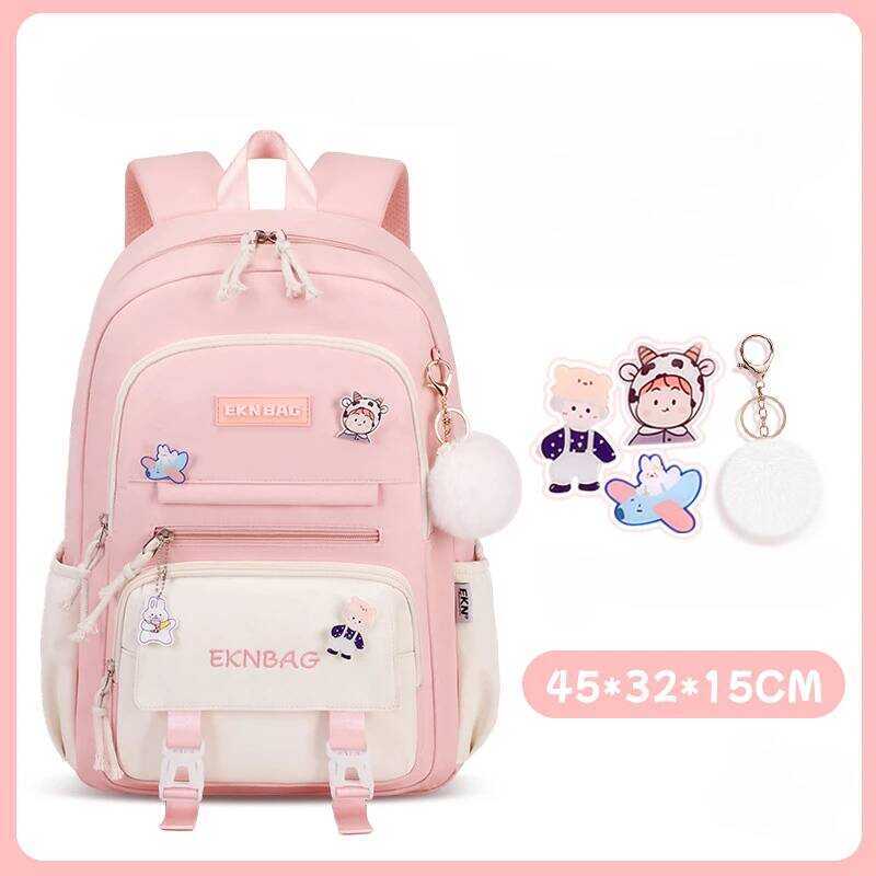C School Bacpac For Girls Primary School Grade 3-6 Students Boobag Children Kawaii Bacpac For 8-12