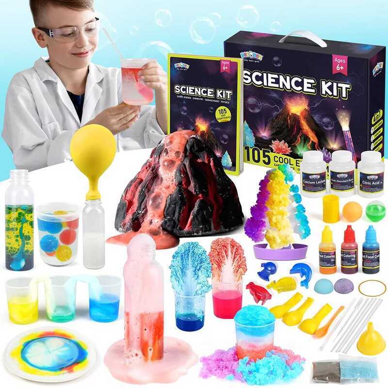 C Science Kits For Kids 8+, 105 Experiments Eduional Toy, Science Kits STEM Toys For Boys Girls Bir