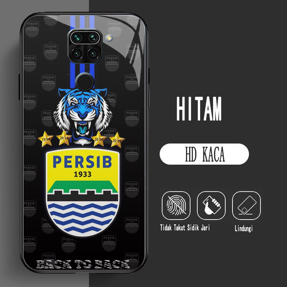 Y-21 Persib HD Glass Casing สําหรับ Xiaomi Redmi Note 8A 8 9S 9 Pro Max Case