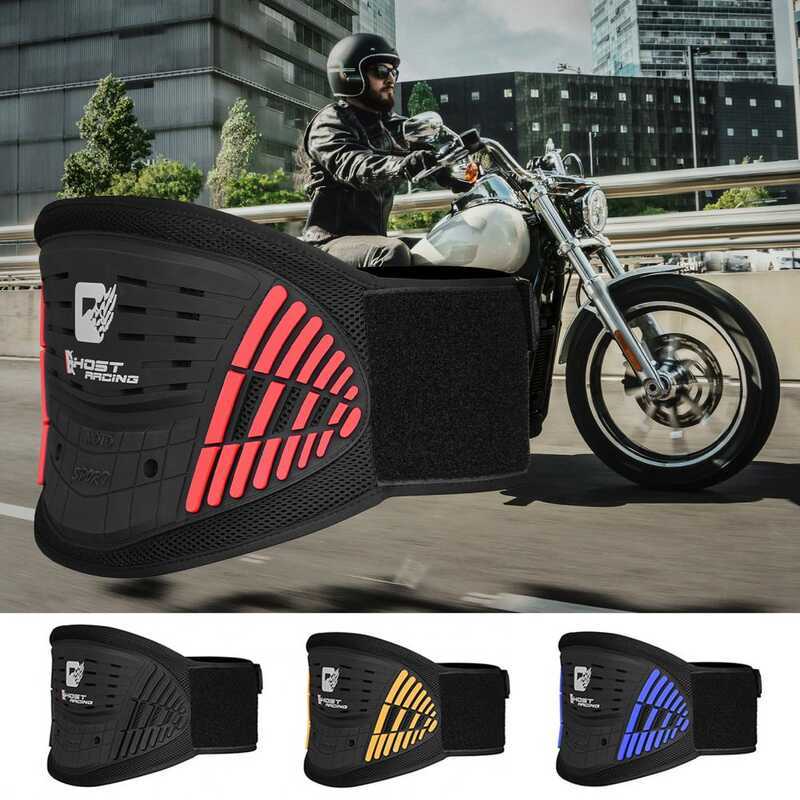C [Mirthlane] Motorcycle Waist Belts Adjustable Length Buffer Protection Fasten Tape Shockproof Pro