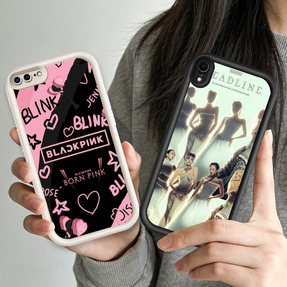 เคสโทรศัพท์ซิลิโคน HP O-6 BLACKPINK สําหรับ iPhone XS 7 6 XR X 8 Max Plus