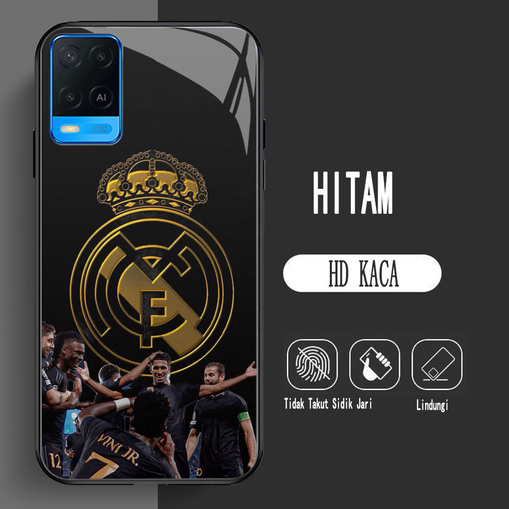 Y-22 R_Real_Madrid HD Glass Casing สําหรับ Realme Narzo 8 C2s C2 50 9 8i Pro 5G Case