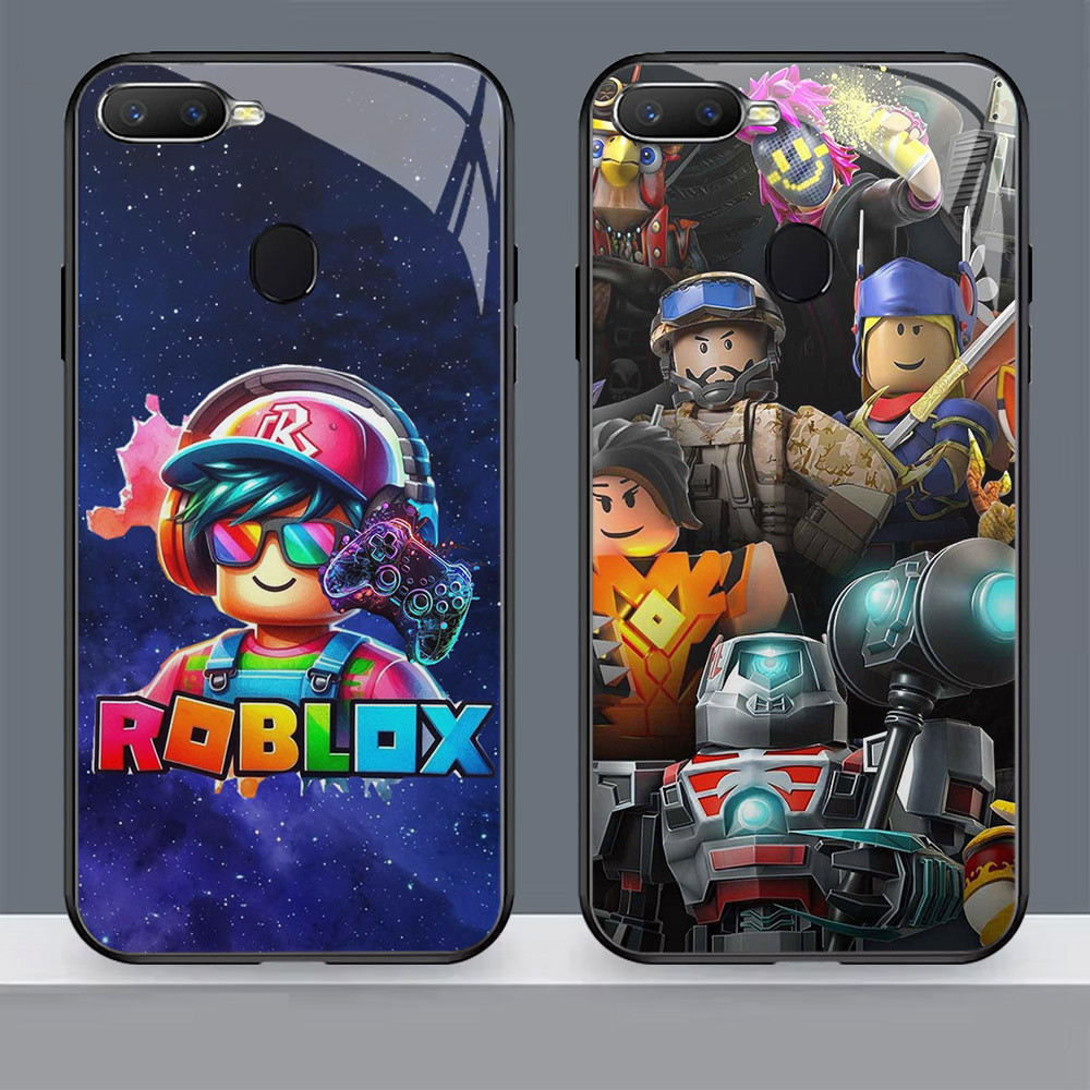 N-41 Roblox HD แก้วสําหรับ OPPO F5 F7 A12 A5S A12E A3S A7 F9 A12S A11K Pro กรณี