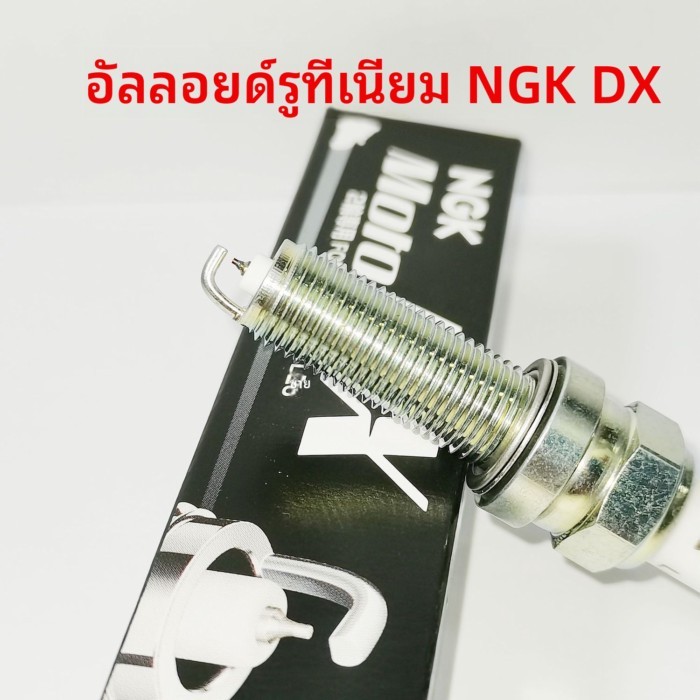 รถจักรยานยนต์ NGK รูทีเนียมอัลลอยด์หัวเทียน CR7EDX-9S CR8EDX-S CR9EDX-S LMAR8ADX-9S
