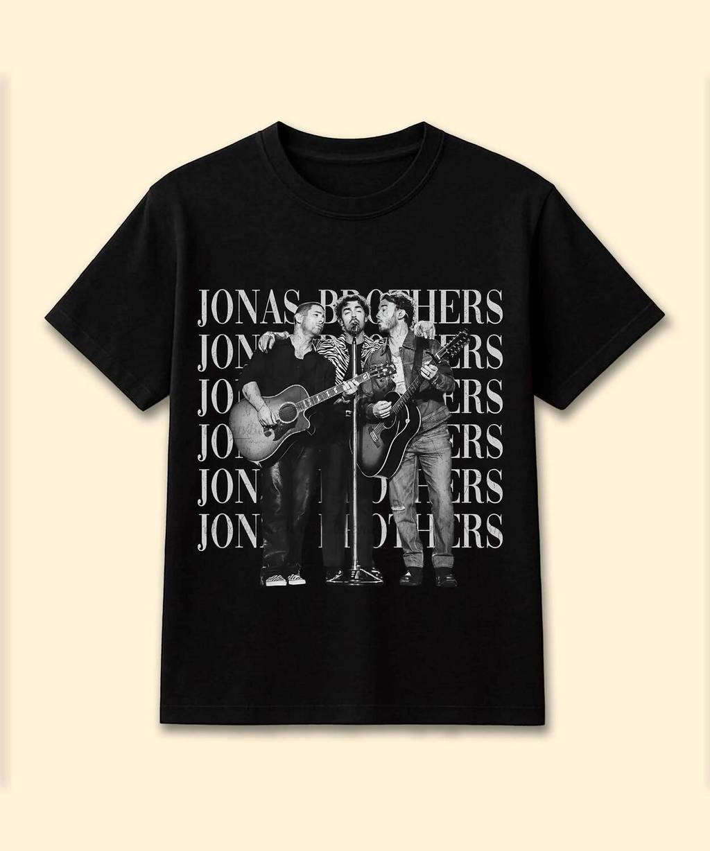 เสื้อยืด Jonas Brothers เฉลิมฉลองครบ 20 ปี Live Your Dreams 2025 Tour
