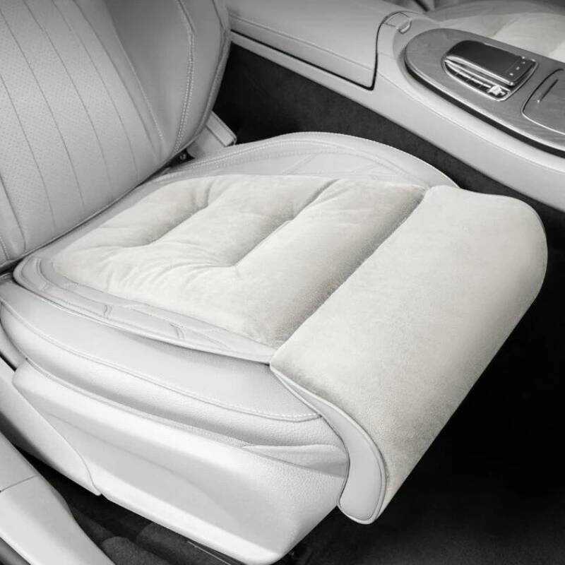 C Universal Winter Car Seat Leg Port Extension Auto Seat Extender Leg Cushion For Driver Memory Foa