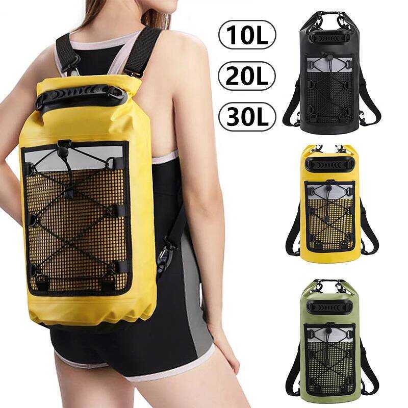 C 20L/30L Waterproof PVC Dry Women Men Swimming Backpack Kayak Trekking Drifting Rafting Surfing Bo