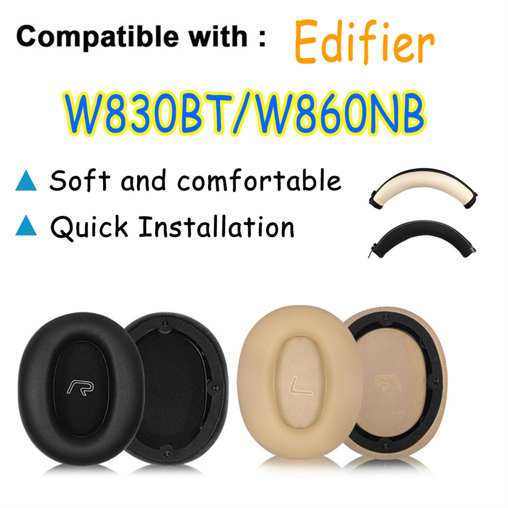 สําหรับ Edifier W830BT/W860NB เปลี่ยนแผ่นรองหูฟังแบบคาดศีรษะ