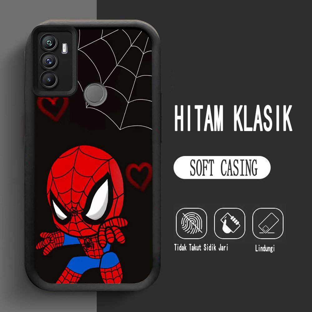 Y-2 เคสซิลิโคน Spider-Man สําหรับเคส OPPO A53S A53 A33 2020