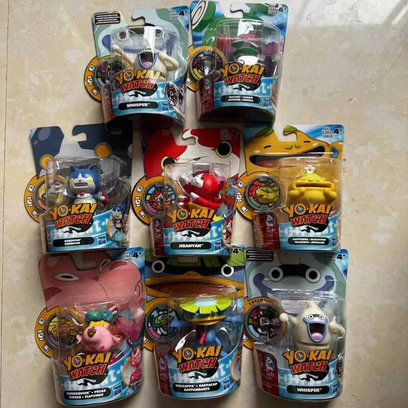 C Genuine Japanese Anime Yokai Watch Collection WAZZAT HAPPIERRE JIBANYAN ROBONYAN Action Figure To