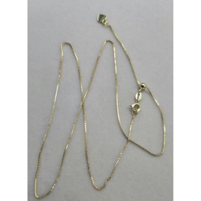 สร้อยคอลายบอ็คเชนทองแท้18k