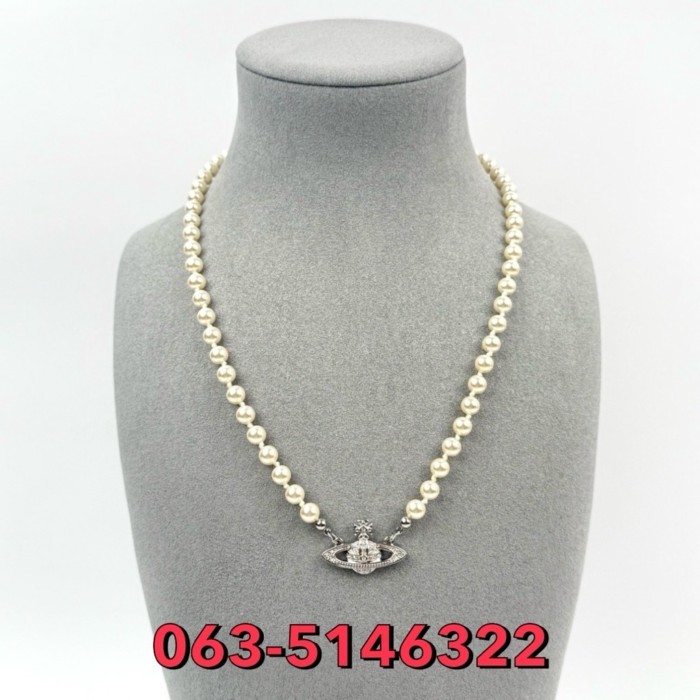 สร้อย VIVIENNE WESTWOOD รุ่น 63010100-P104 สี Silver ของแท้ 100%