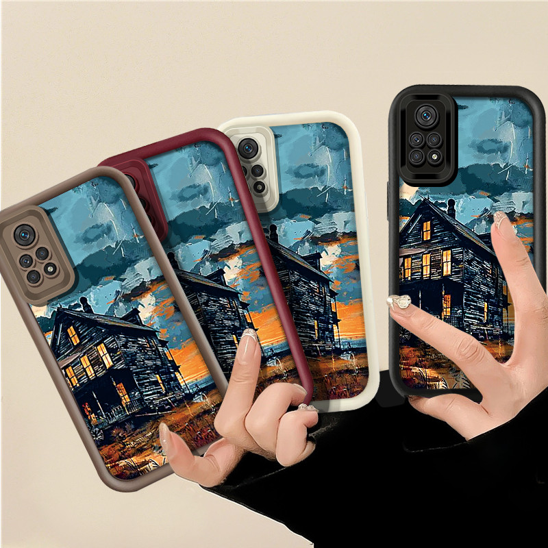 แฟชั่น Graffiti Artistic House เคสโทรศัพท์สําหรับ Xiaomi Redmi หมายเหตุ 8 Pro หมายเหตุ 9 หมายเหตุ 10