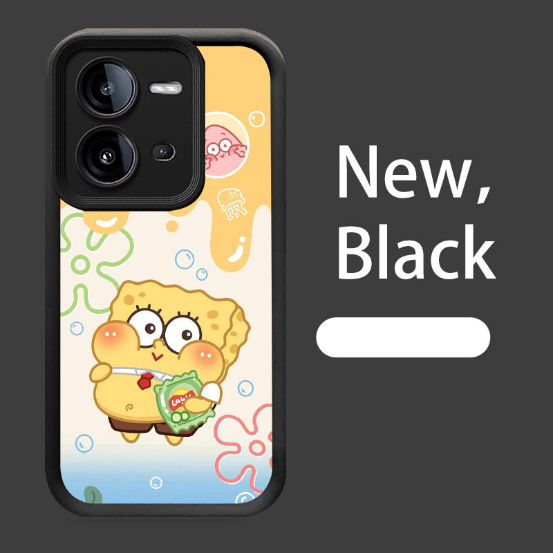 เคสสําหรับ VIVO Y28 Y28s V25E V25 Y17S W-11 น่ารัก SpongeBob