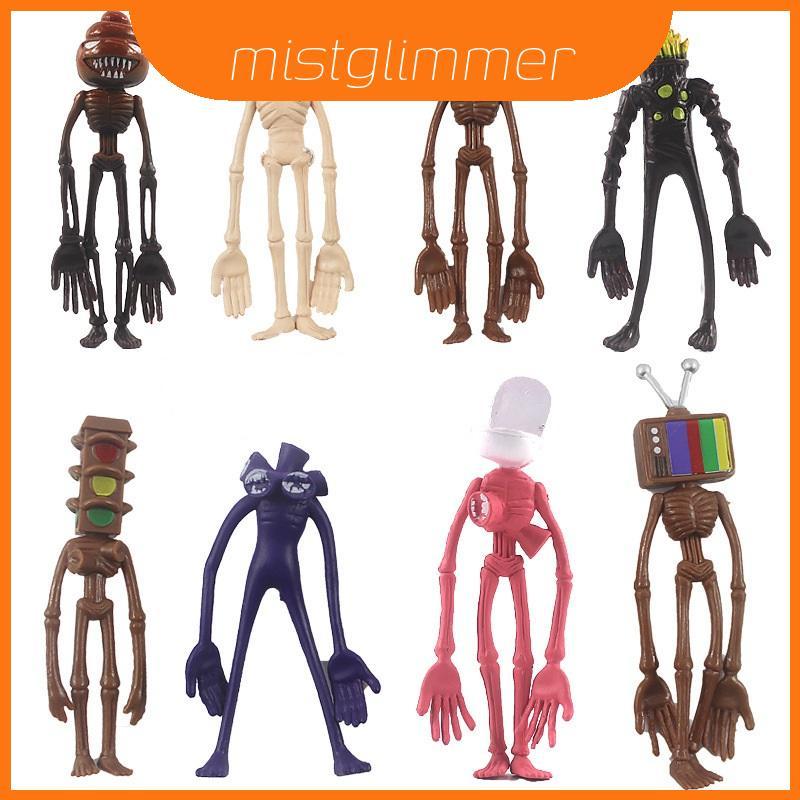 Siren Head Pvc Miniatures 8 ชิ้นตุ๊กตาสําหรับเด็กชายและเด็กหญิงคอลเลกชัน