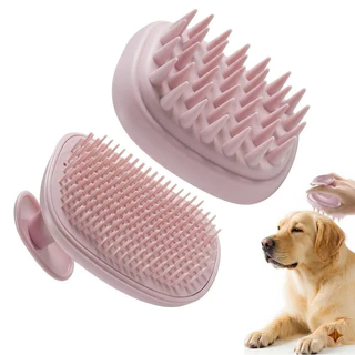 Benepaw แปรงแชมพูสุนัข 2 in 1 Bath Scrubber เครื่องมือนวดยาง Curry สําหรับไหลกําจัดสิ่งสกปรก เครื่องกลึง Grooming