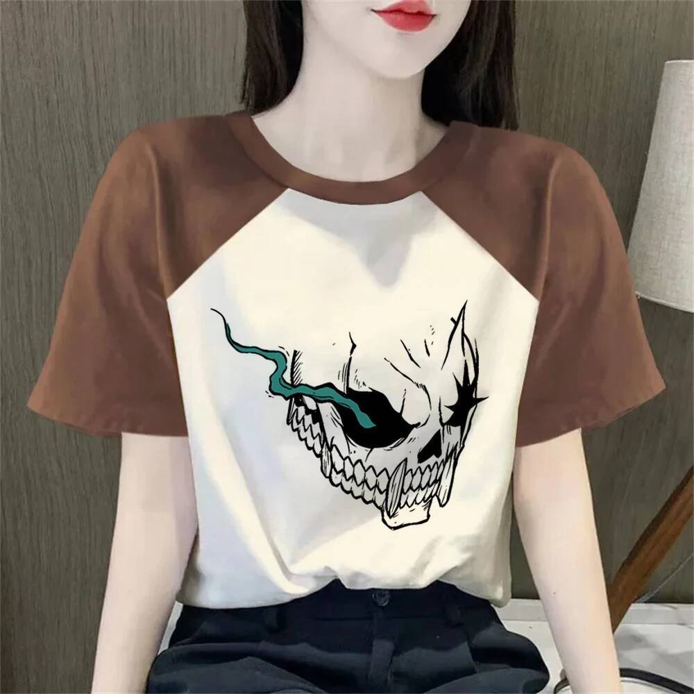 Kaiju No.8 top tees ผู้หญิงฉากญี่ปุ่น emo เสื้อ grunge emo y2k