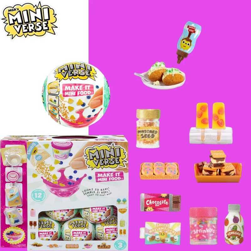 C Miniverse Miniverse Make It Mini Food Diner Series3 Popsicle Dessert Bd Box DIY Kitchen Customize