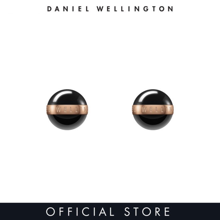 Daniel Wellington Aspiration Earrings Rose Gold Black - Earrings for women and men - Jewelry collec