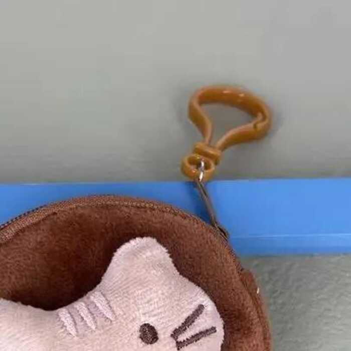 C 24Pcs Cute Small Cat , Fish Coin Pouch , New Coin Coin Pouch Wallet