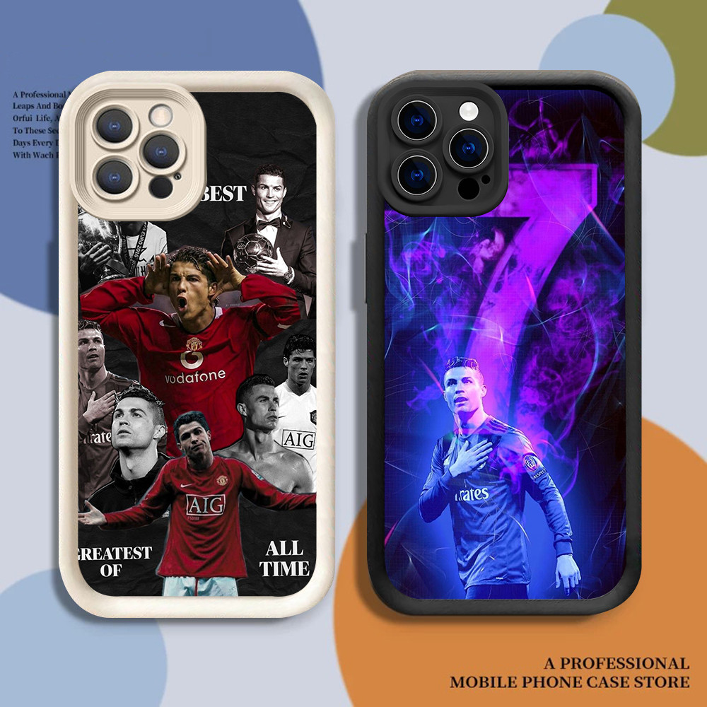 เคส SOFTCASE สําหรับ iPhone 16 13 14 17 Pro Max FB-44 Ronaldo CR7