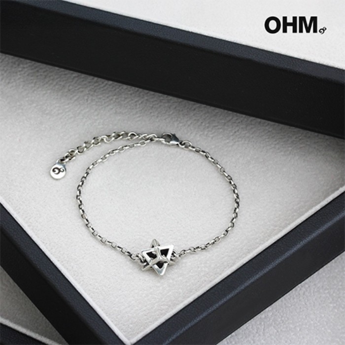 OHM Merkaba Bracelet ชุดสร้อยเงินแท้ พร้อมบีดเงิน เครื่องประดับเงินแท้ OHM Thailand