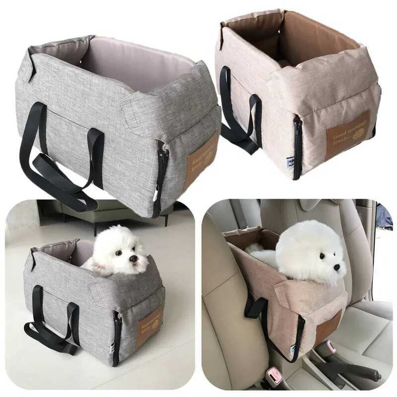 C Dog Car Seat Bed Car Central Dog Car Seat Bed Portable Dog For Small Cats Safety Travel Dog Acces