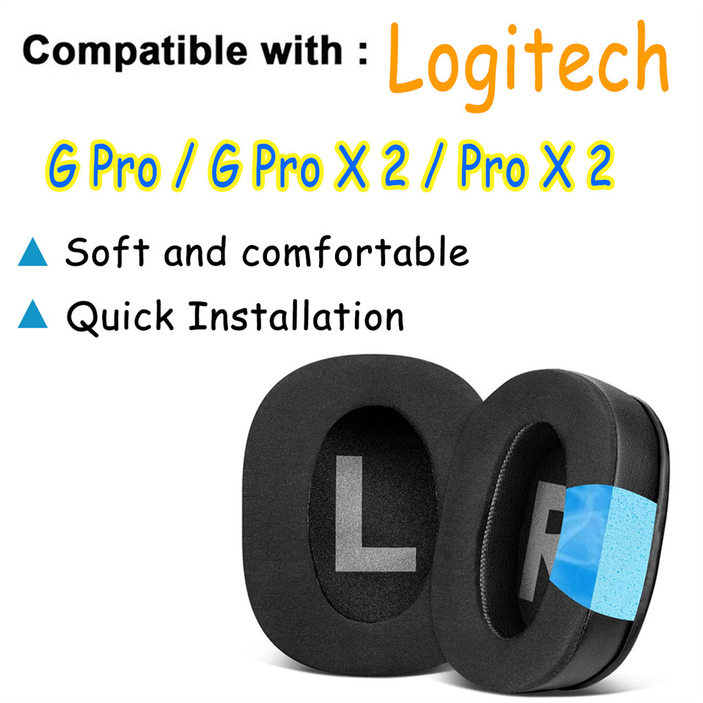 แผ่นรองหูฟังทดแทนเจลทําความเย็นสําหรับ Logitech G Pro / G Pro X 2 / Pro X 2 แผ่นรองหูฟัง