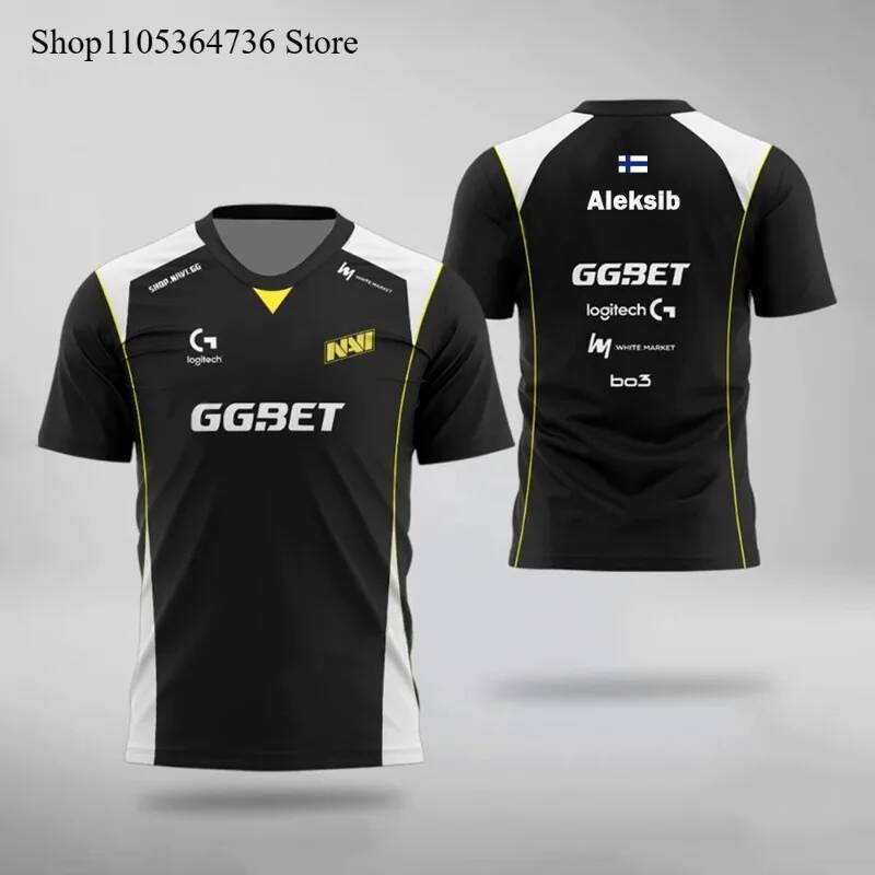 2025 Natus Vincere Navi CSGO CS2 Pro ทีม Jersey ผู้ชายแห้งเร็ว E-Sports ชุดลําลองเสื้อแขนสั้นสําหรับ