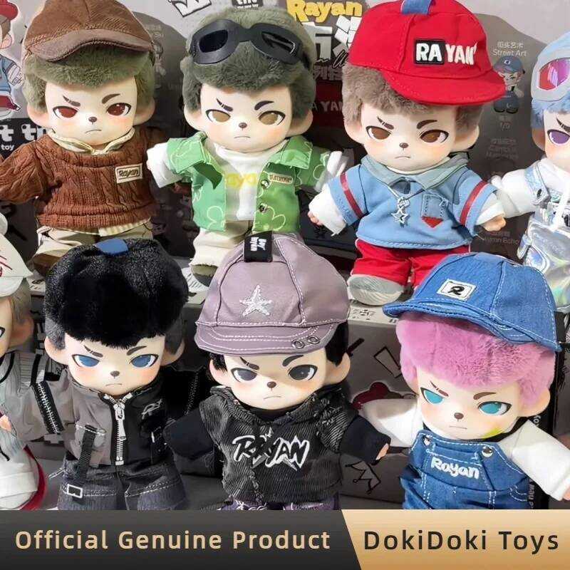 C Tnt Rayan City Walk Series Vinyl Plush Pendant Bd Box Cute Rayan Boy Charm Decor Figure Doll Toys