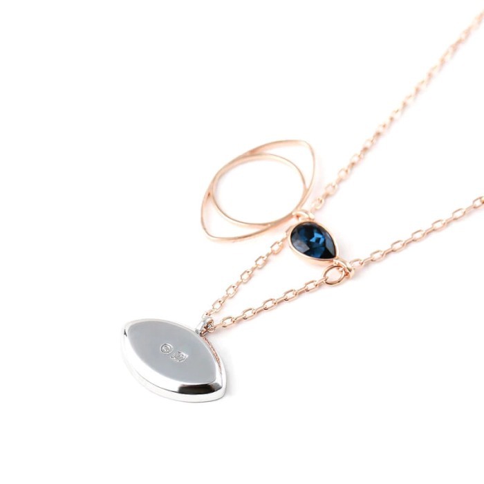 ของแท้100% Swarovsk สร้อยคอ แท้ สวารอฟสกี้ Symbolic Blue eyes