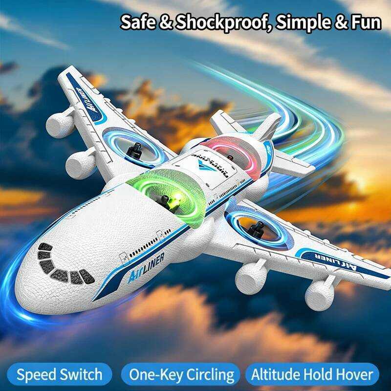 C DWI Irplane RC Plane Foam UAV Intelligent Aerial Aircraft 3D Fiilp 2.4G Remote Control Helicopter