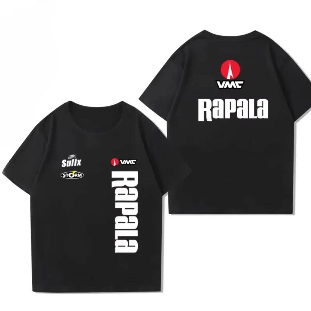 ชุดเสื้อยืดแขนสั้น Rapala สไตล์ฟินแลนด์ สำหรับผู้ชายและผู้หญิง เหมาะสำหรับการตกปลากลางแจ้ง