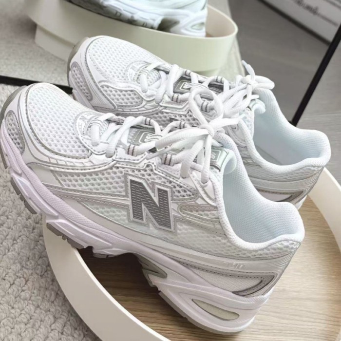 สวมใส่ทุกวัน Must-Have nb740 Retro Daddy Shoes ABZORB Cushioning Running Breathable Not Stuffy กีฬาล