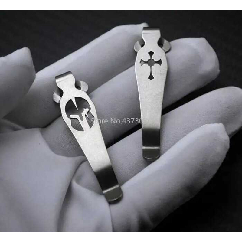 1pc ZT knife CQC 551 series Titanium alloy pocket Knife clip pocket clip belt clip