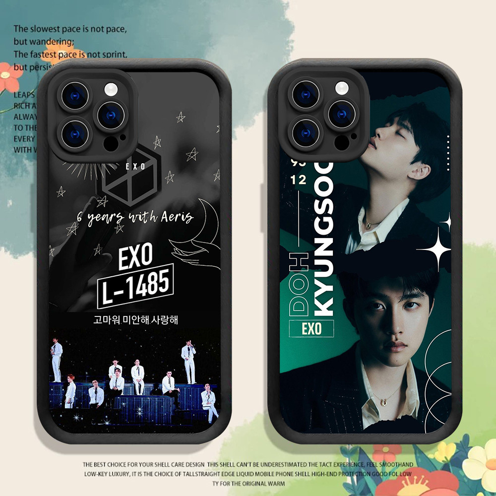 SOFTCASE เคสสําหรับ iPhone 16 13 14 17 Pro Max FB-18 K-POP EXO