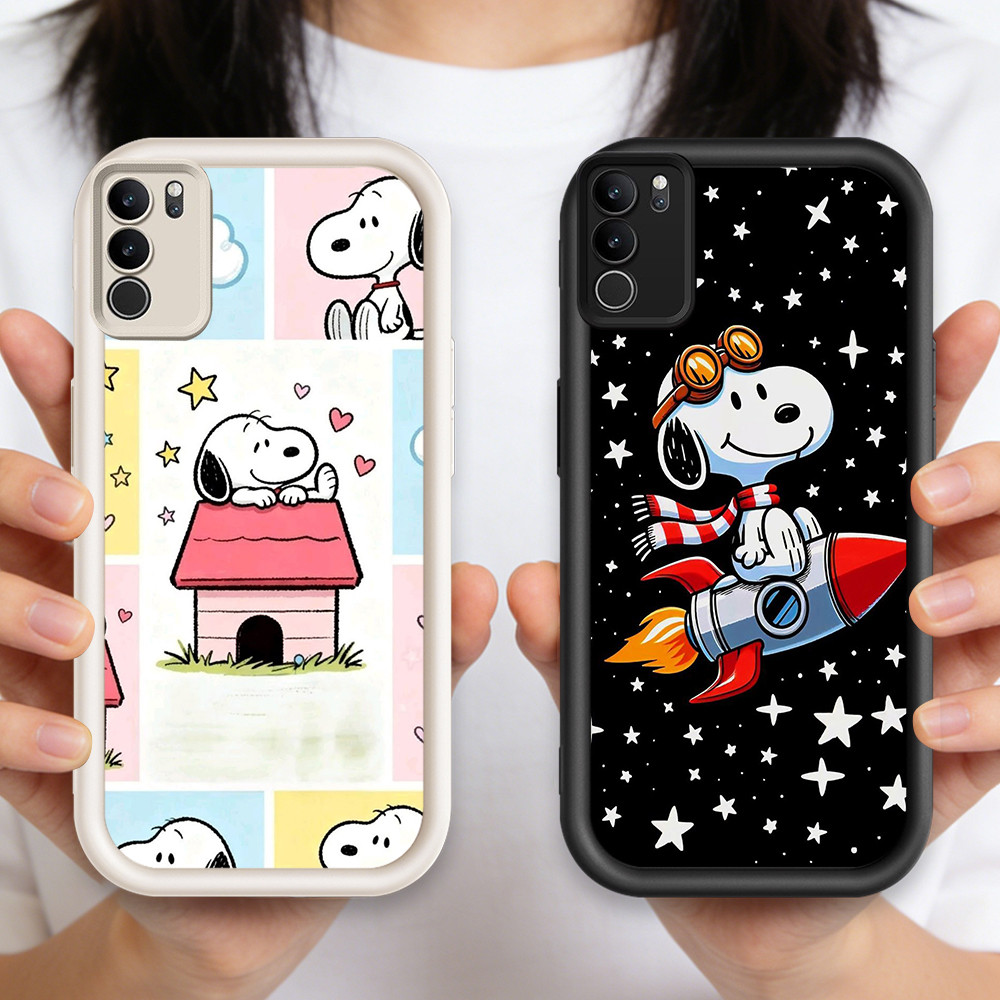 HP O-43 Snoopy เคสโทรศัพท์ซิลิโคนสําหรับ VIVO Y300 V40 Y200 V50 Y19S Pro Lite plus 5G
