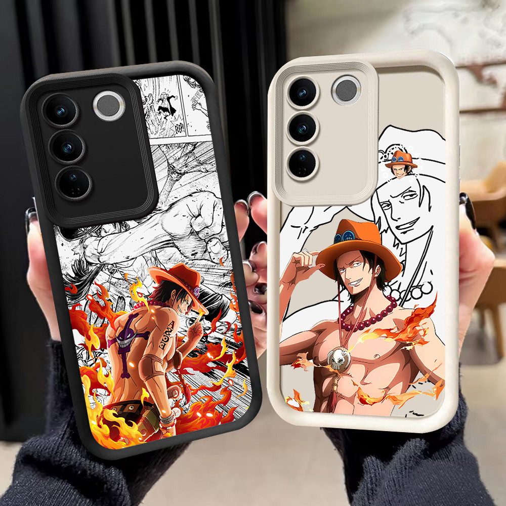 N-37 One Piece Ace Soft Casing สําหรับ VIVO Y200e Y29 V27 Pro V27E