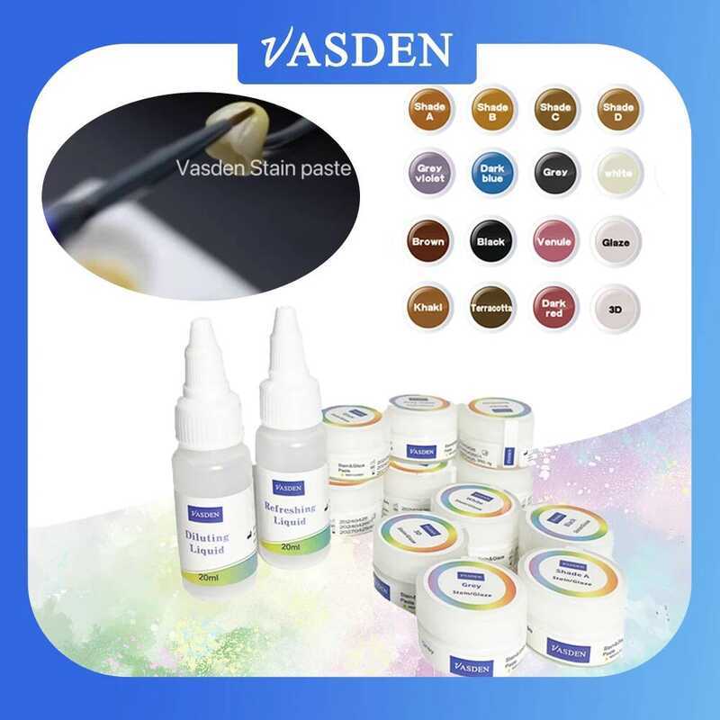 C Dental Stain Glaze Paste 4G 3D Glaze Paste Glazing And Staing Paste For Zirconia Teeth Dental Pli