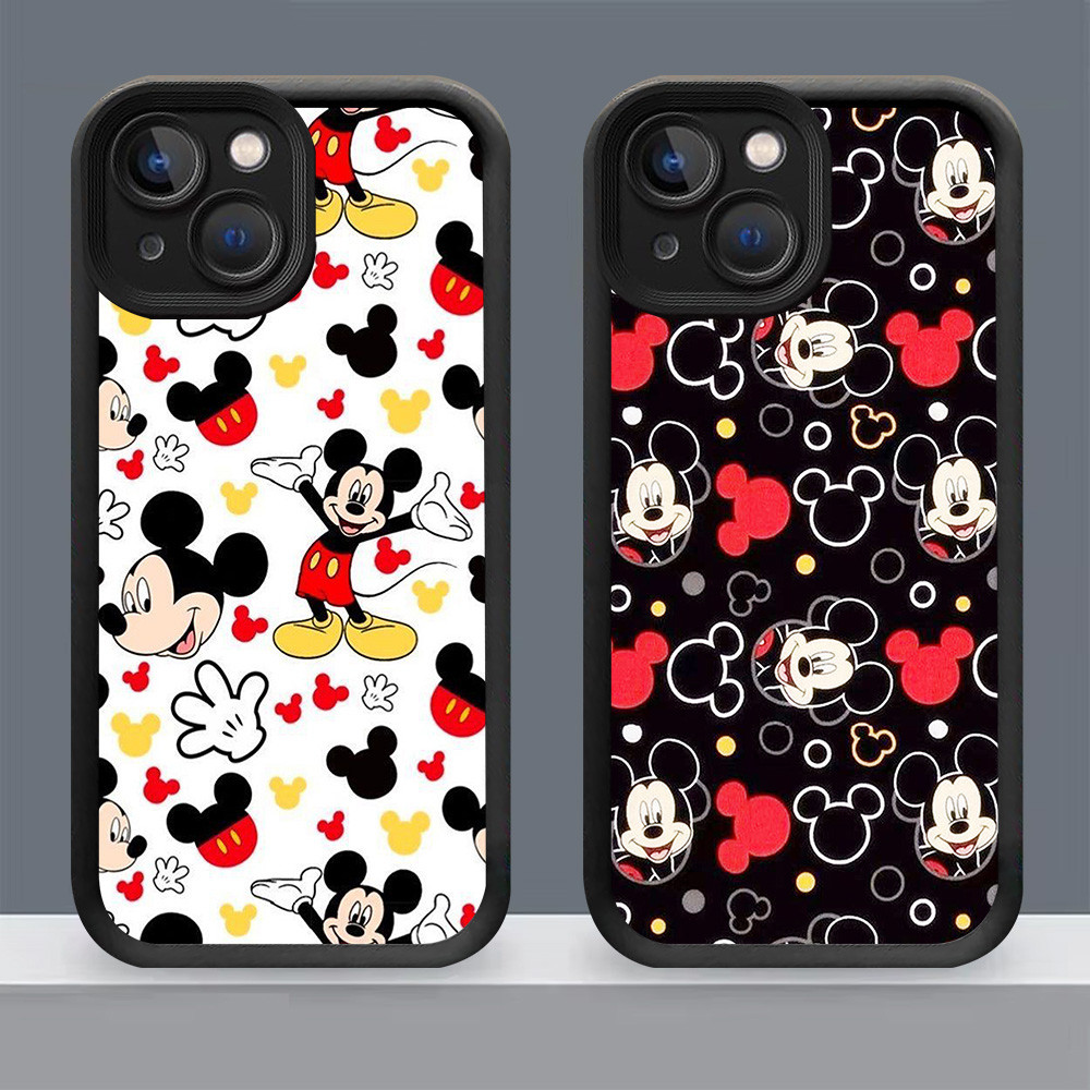 N-11 Mickey Mouse Soft Casing สําหรับ iPhone 15 17 16 XR XS X Pro Max