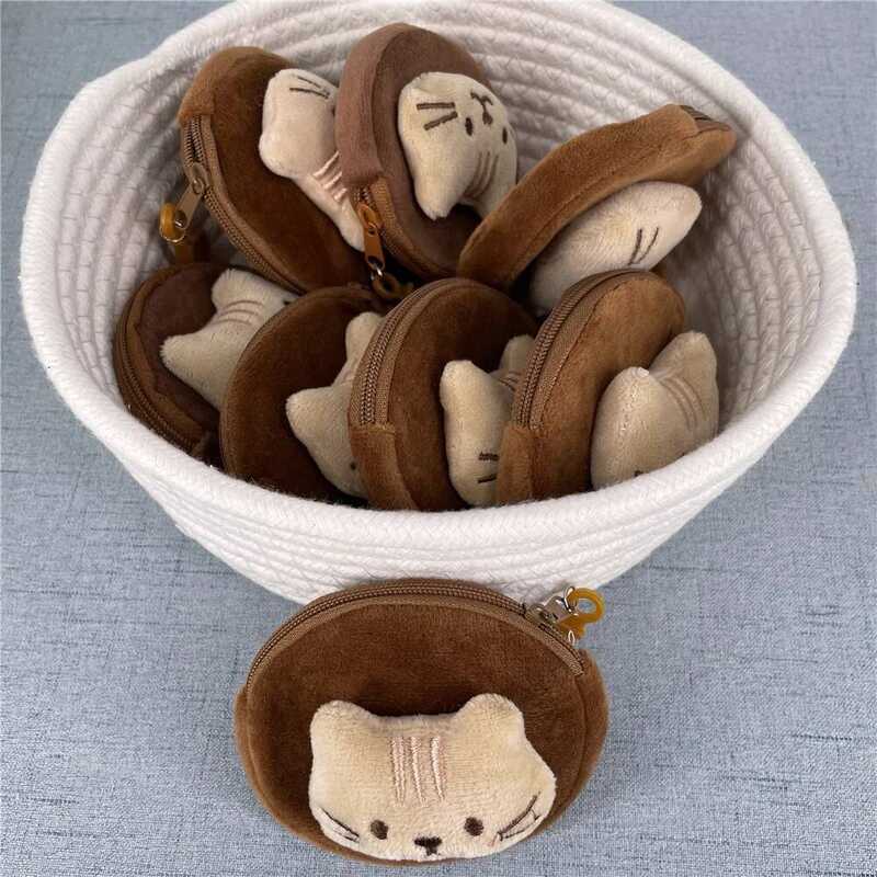 C 25Pcs Cute 8Cm Small Cat Coin Pouch , Coin Coin Pouch Wallet