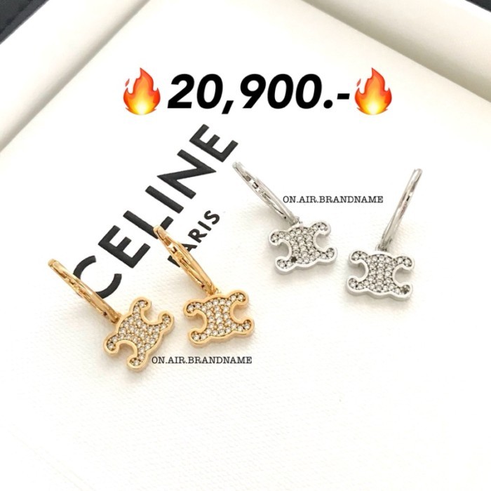 New celine rhinestone earrings ต่างหู รุ่นฮิตสุดๆ