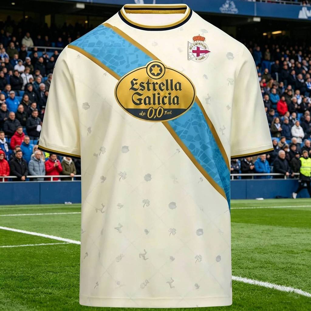 Classic Deportivo Deportivo Jersey La Coruna Fan Special Edition Jersey ผู้ใหญ่/เด็กฟุตบอลการฝึกอบรม Quick Drying Short Sleeved Tee