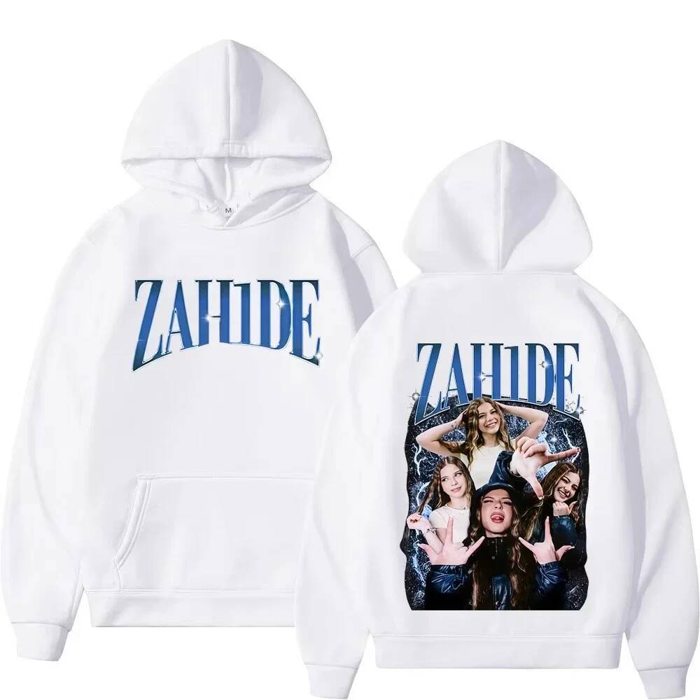 Zahide Merch สองด้านพิมพ์ hoodie ผู้ชายสบายๆแฟชั่น hip-hop pullover ฤดูใบไม้ร่วงและฤดูหนาว retro หลว
