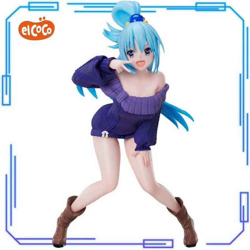 C In Stock Elcoco Original Genuine Anime Kono Subarashii Sekai Ni Shukufuku O! 3 Aqua 1.5Cm Collect