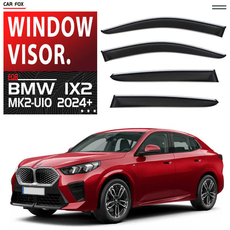เหมาะสําหรับ BMW BMW IX2 Window visor หน้าต่างกันฝนกันฝนสปอยเลอร์บังแดด