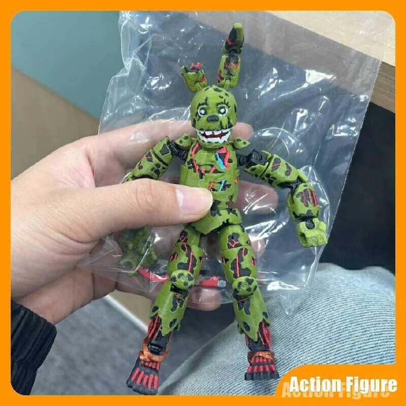 C L3d Printed Fnaf Freddy Fazbear's Pizza Springtrap Toys Action Figures Anime Model Lucky13 Dummy1
