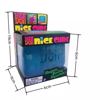 3PCS Schylling NeeDoh Nice Cube Squishy ช้า Rising ความเครียด Ball Fidget ของเล่นความเครียดบรรเทาความวิตกกังวล Sensory ของเล่นสําหรับเด็กและผู้ใหญ่